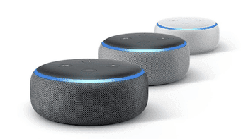 echo dot è disponibile in tre colori