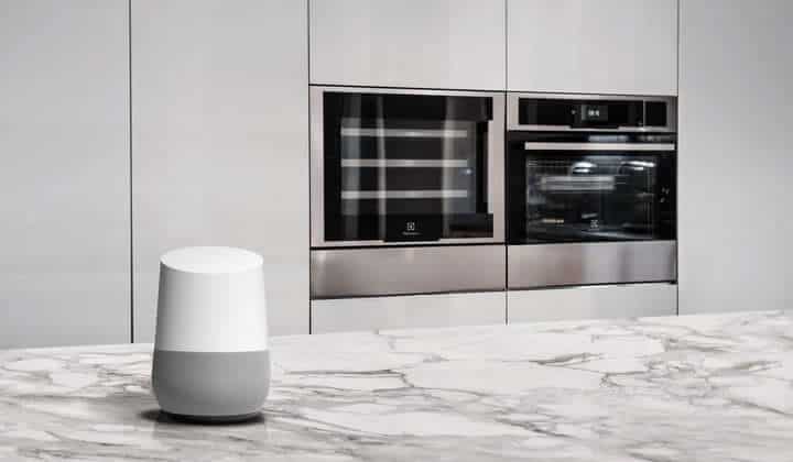 forno electrolux google assistant
