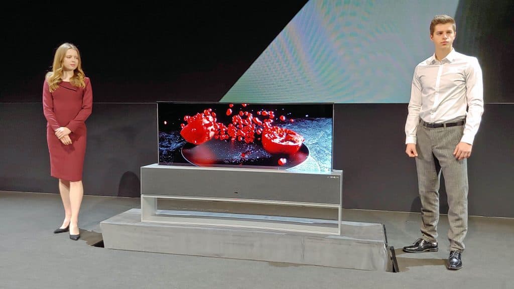 tv avvolgibile lg 65 r signature series