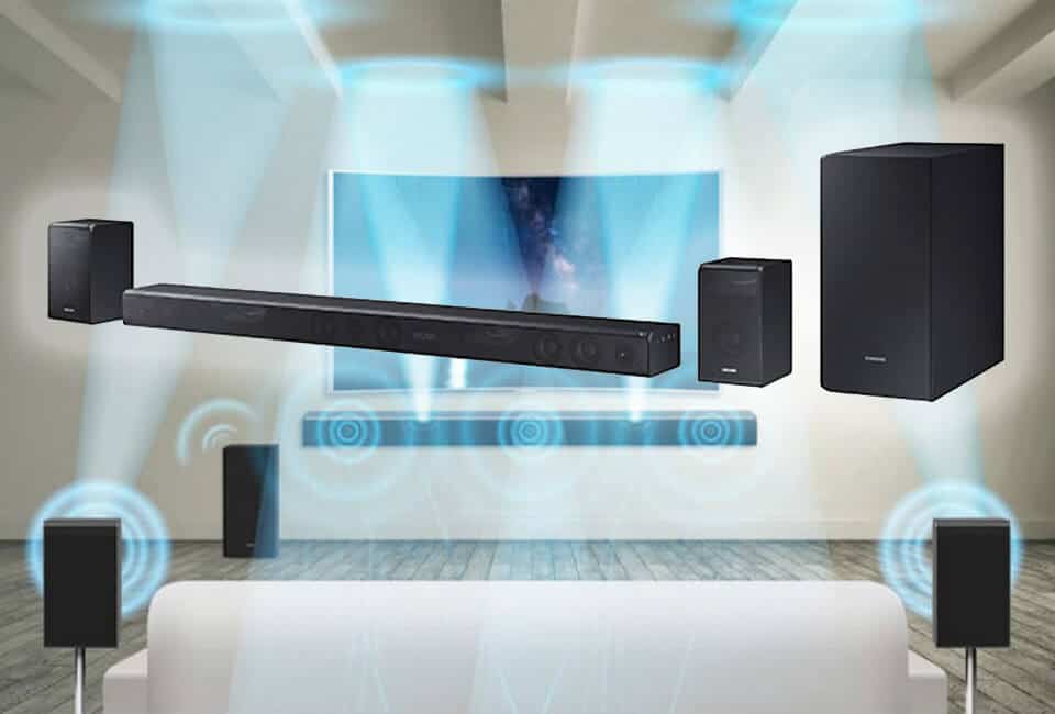 la soundbar samsung HW-K950 è un top di gamma dell'azienda sudcoreana
