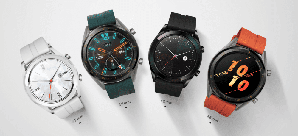 Da oggi disponibili i nuovi Huawei Watch GT Elegant e Huawei Watch GT Active