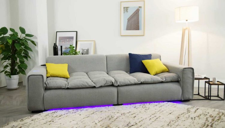 Smart Sofa Miliboo prmette di rivoluzionare il concetto di divano