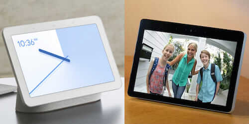 confronto nest hub echo show