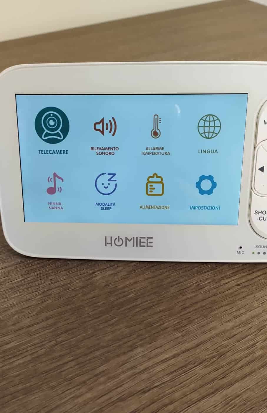 recensione homiee baby monitor