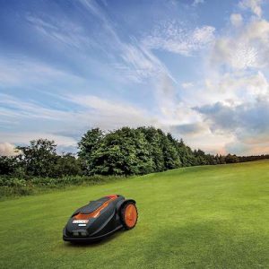 Tosaerba robotizzato in pendenza
