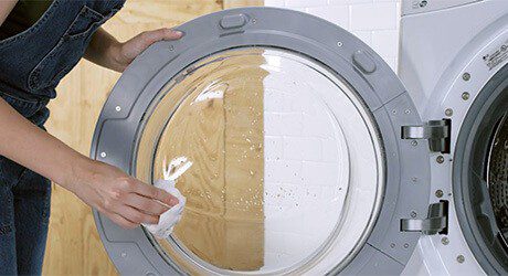 come pulire oblò lavatrice