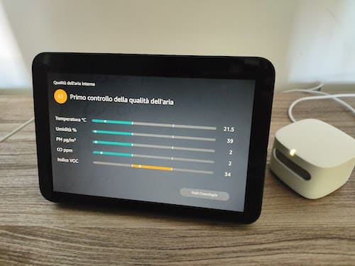 echo show amazon smart air quality monitor