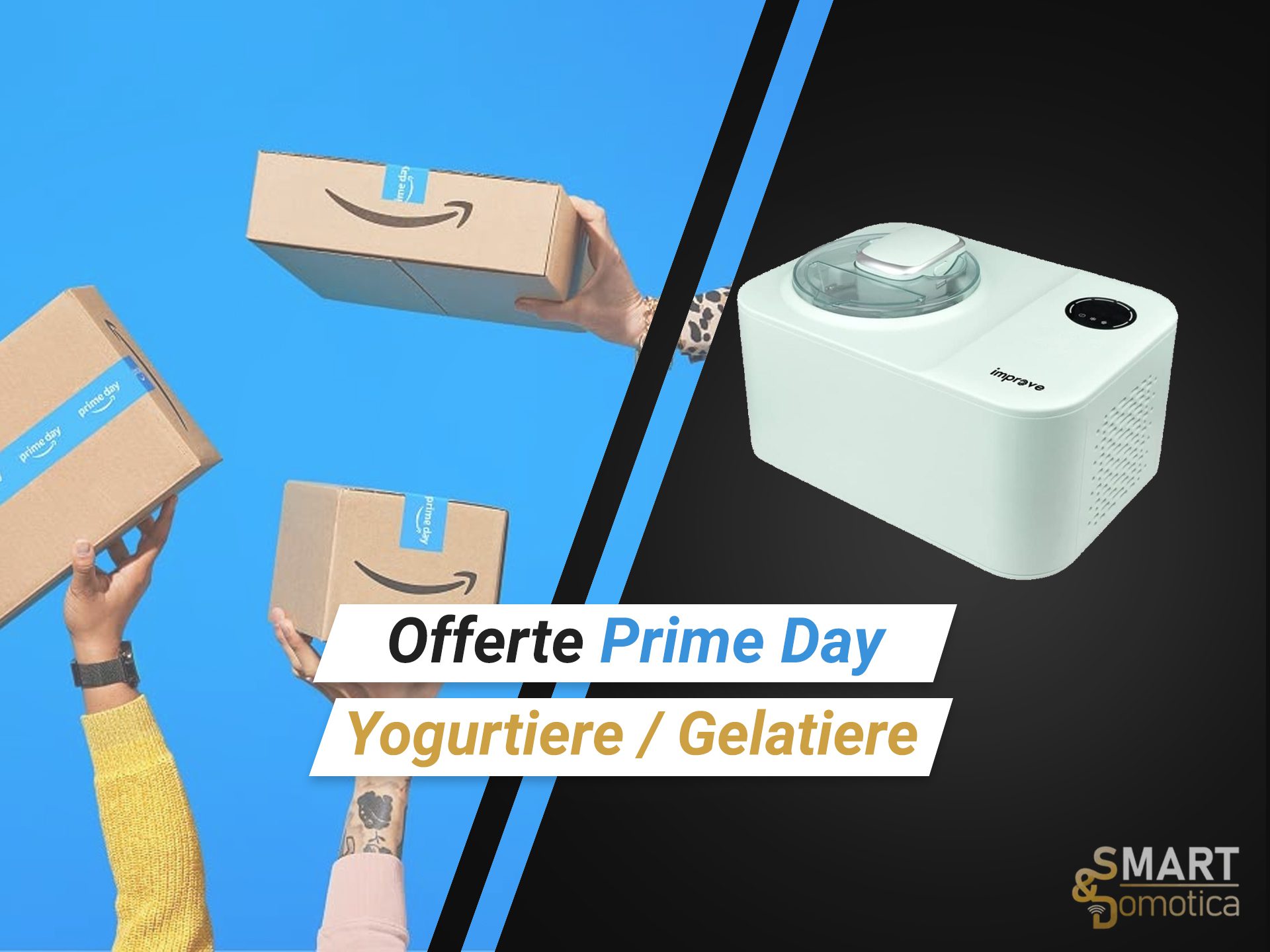 Offerte prime day gelatiere yogurtiere