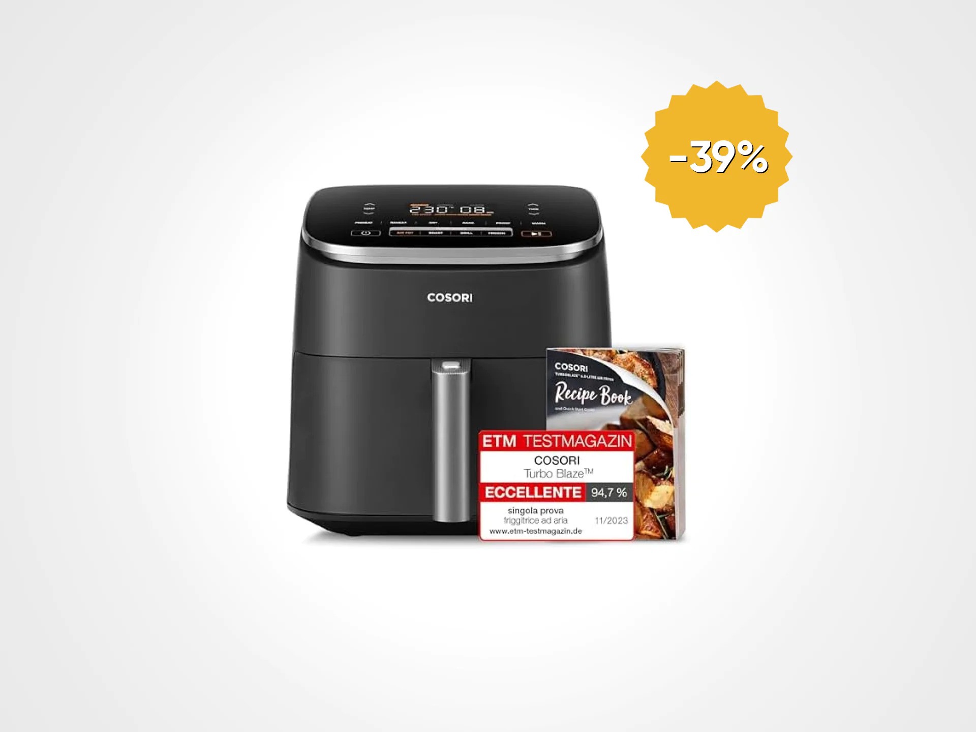 Questa super friggitrice ad aria COSORI non è mai costata così poco: ottima offerta