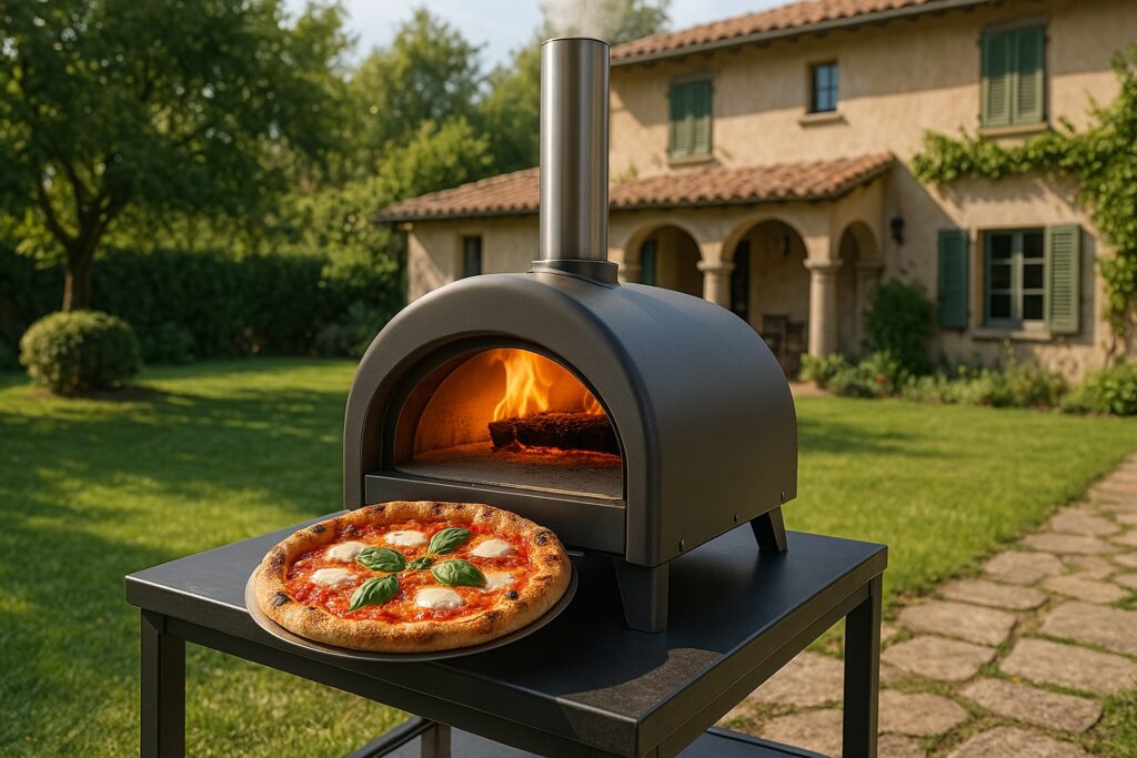 Spaccalegna Manuale In Metallo Con Lama Rivestita In Silicone, Base Rotonda E Viti, Per Camini, Stufe, Forni E BBQ, Nero E Arancione