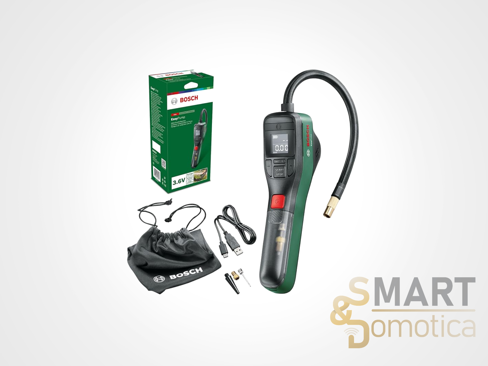 Bosch EasyPump: la minipompa elettrica compatta ora in super offerta su Amazon