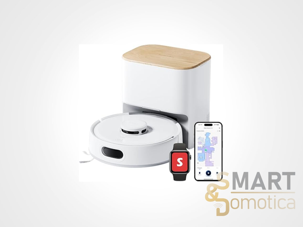 Robot aspirapolvere e lavapavimenti compatto: SwitchBot K11+ a prezzo minimo su Amazon