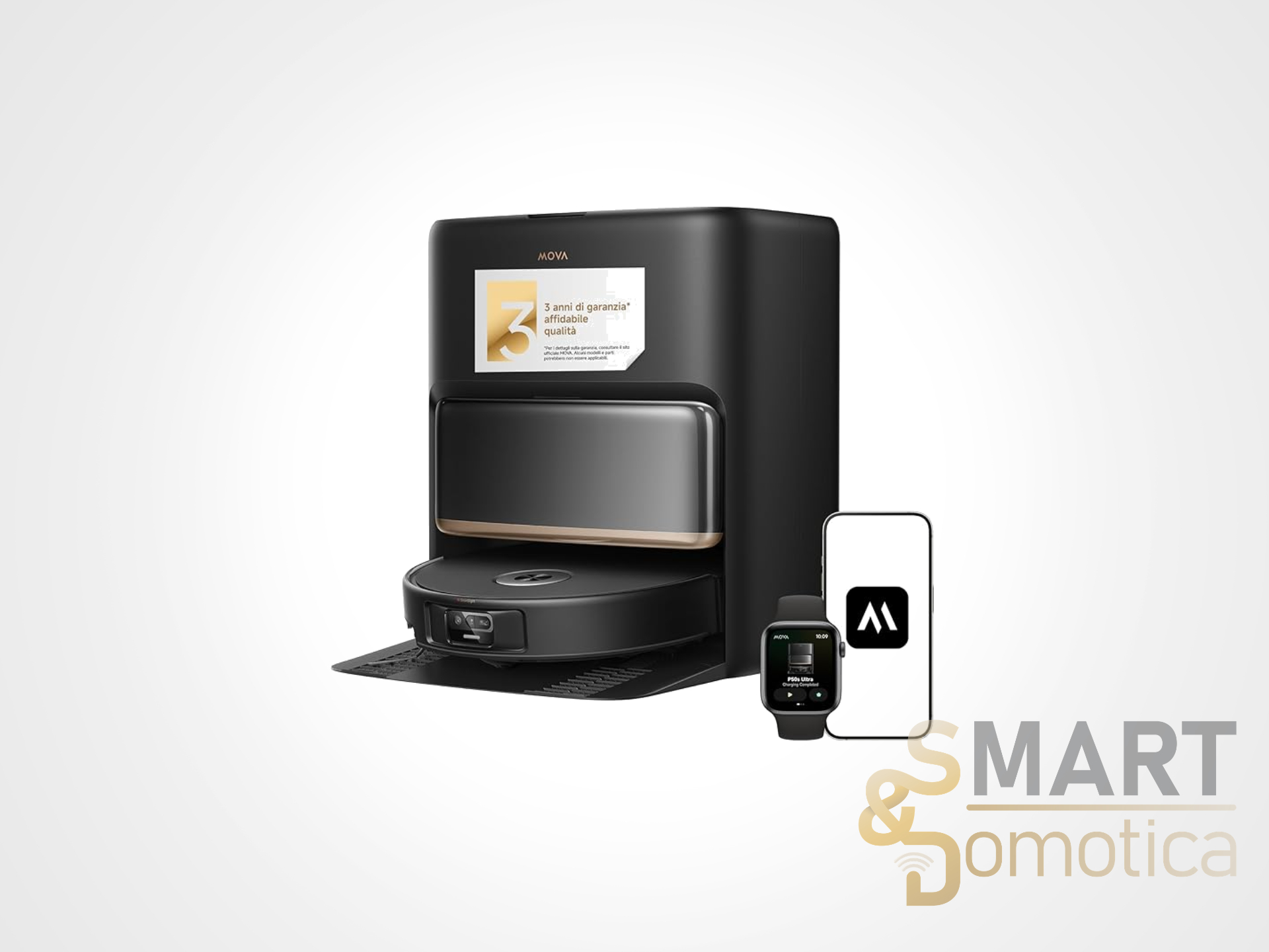 Mova P50s Ultra: robot aspirapolvere top con lavaggio ad acqua calda in offerta