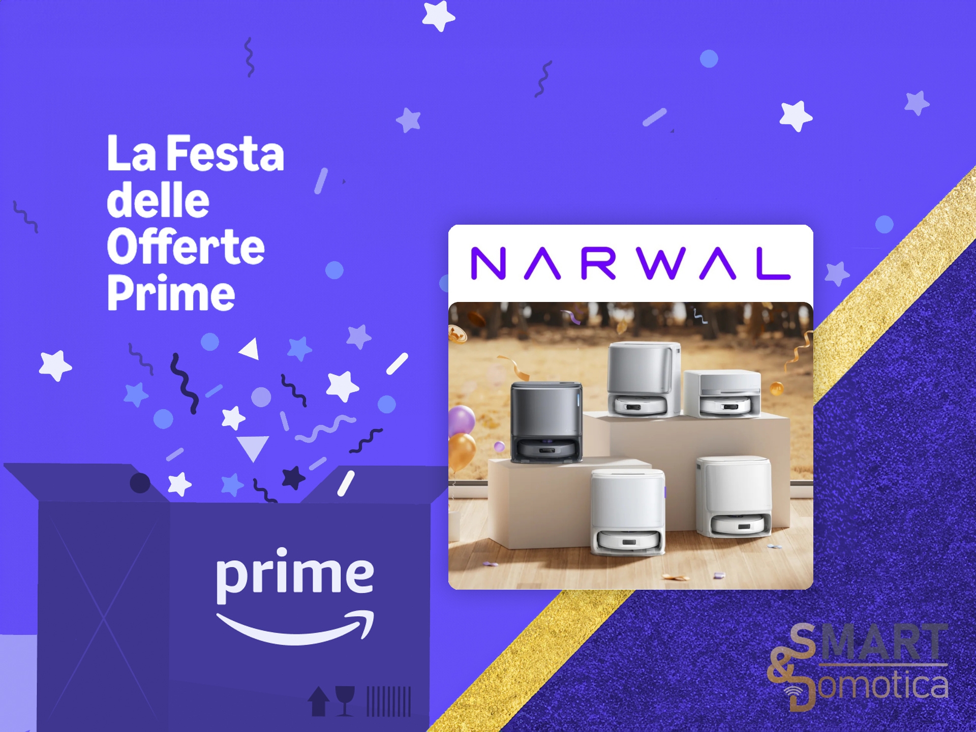 Narwal promo Festa delle Offerte Prime ottobre 2025 hero