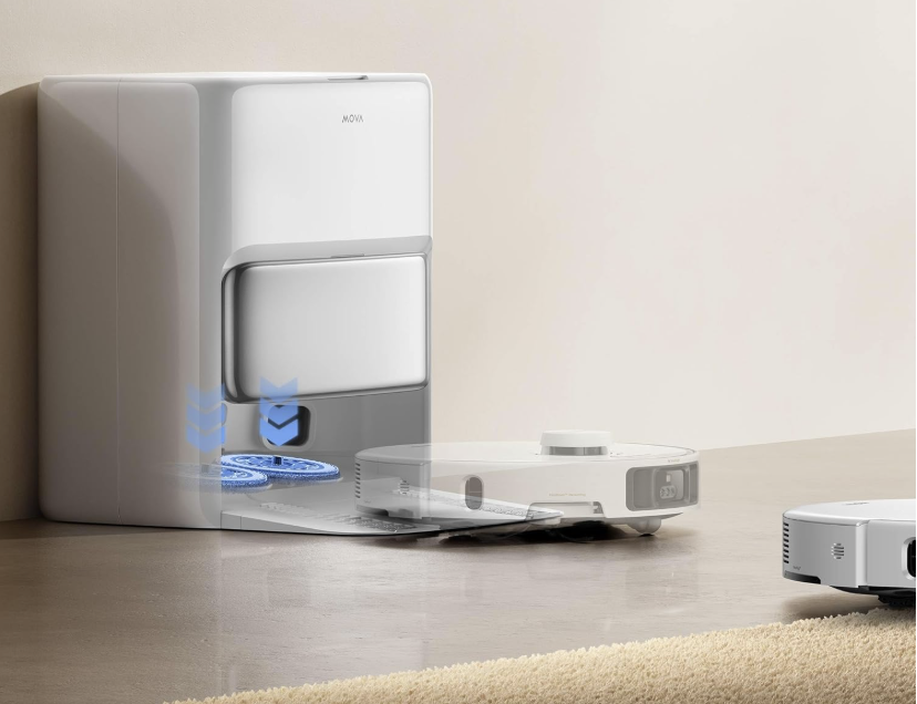 Mova P50 Pro Ultra: robot aspirapolvere da 19.000 Pa e stazione automatica in offerta su Amazon