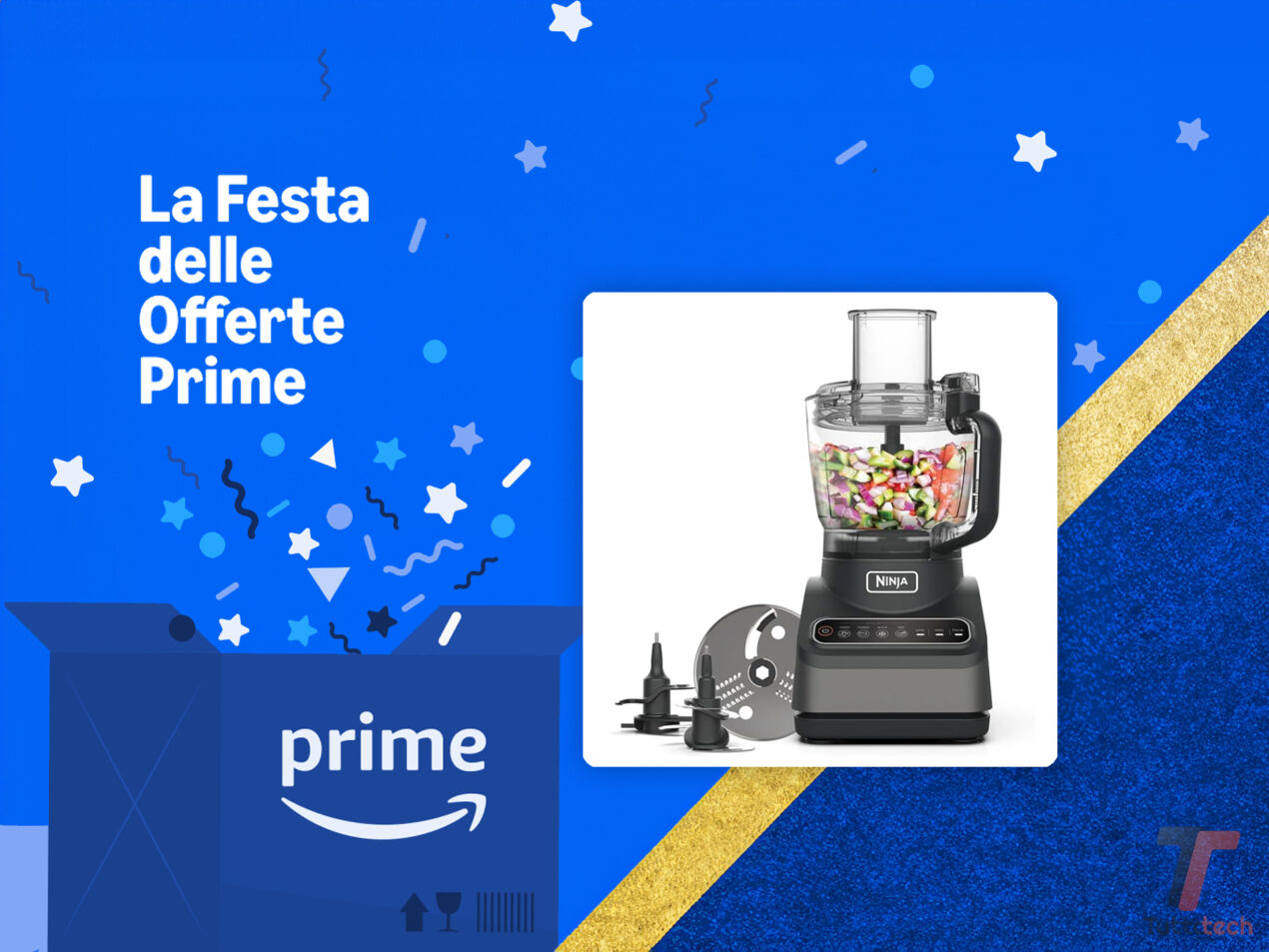 Robot da cucina Ninja da 850W in super sconto oggi per le offerte Prime di Amazon