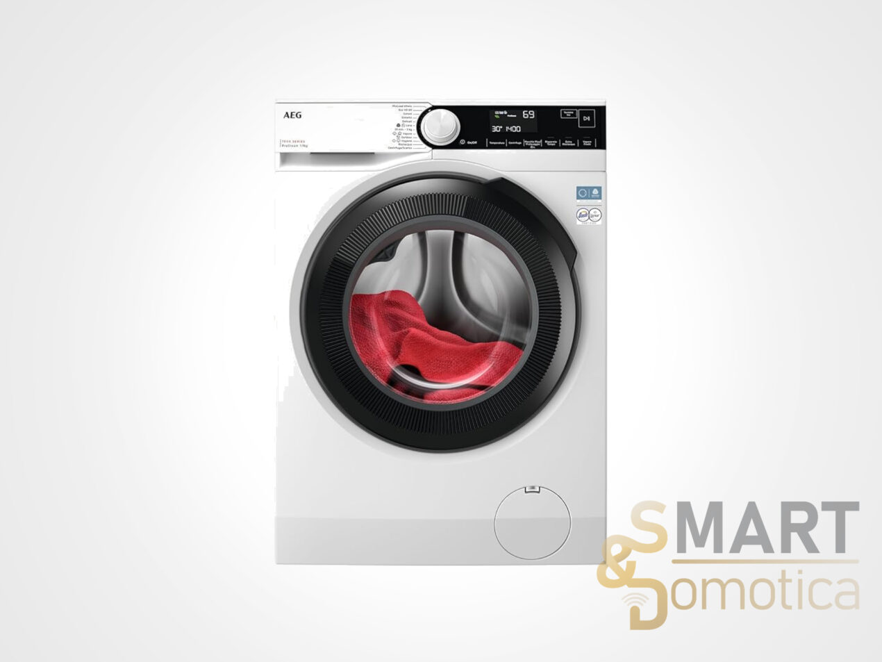 Lavatrice AEG Serie 7000 con vapore e funzione anti-piega al minimo storico su Amazon