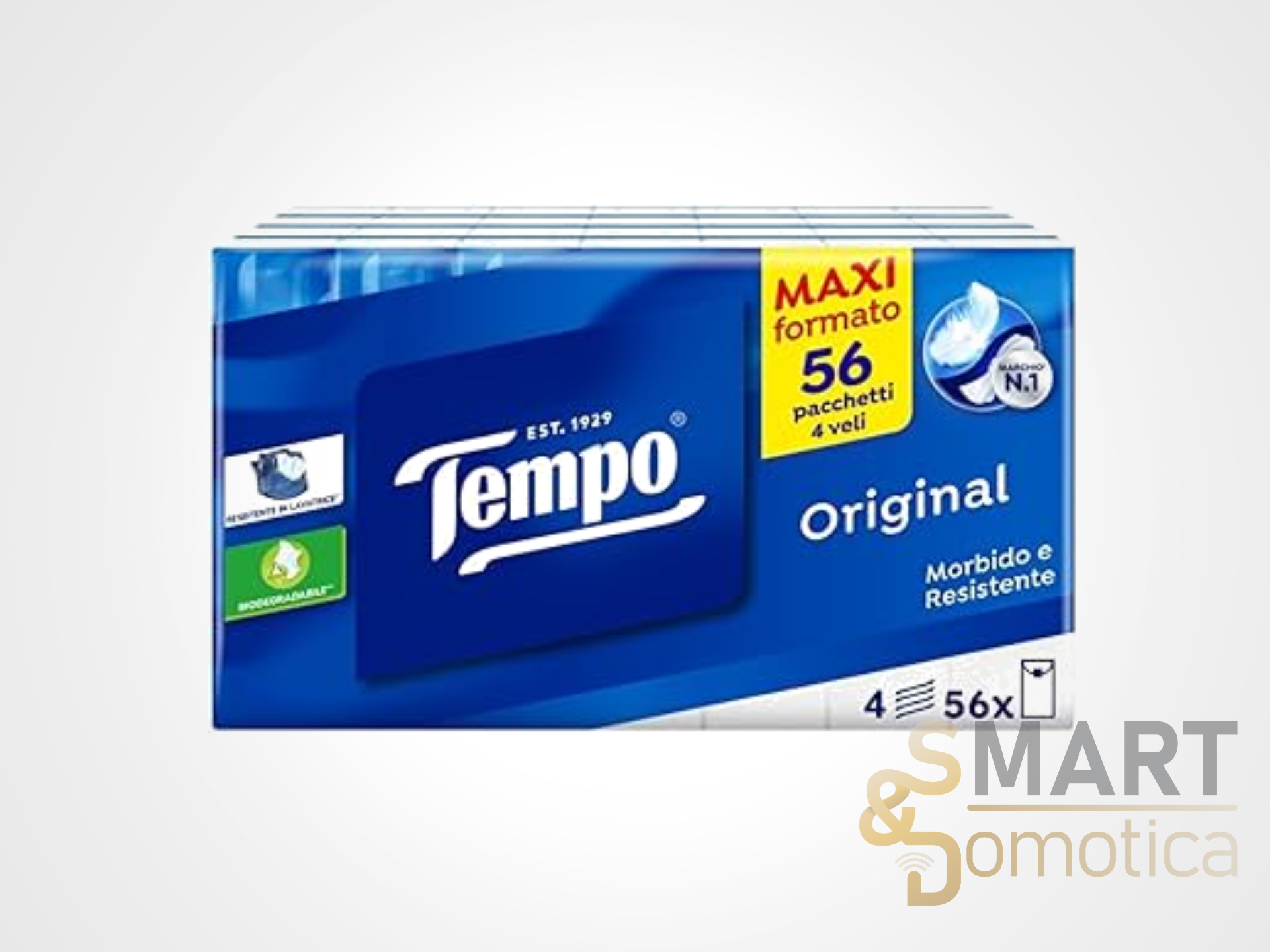 Maxi scorta Tempo Classic a metà prezzo: 56 pacchetti a soli 5,99€ su Amazon