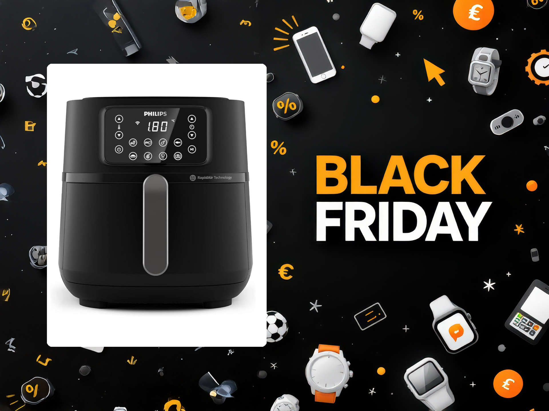 Philips Serie 5000 Airfryer XXL: tecnologia smart e maxi capienza in forte sconto