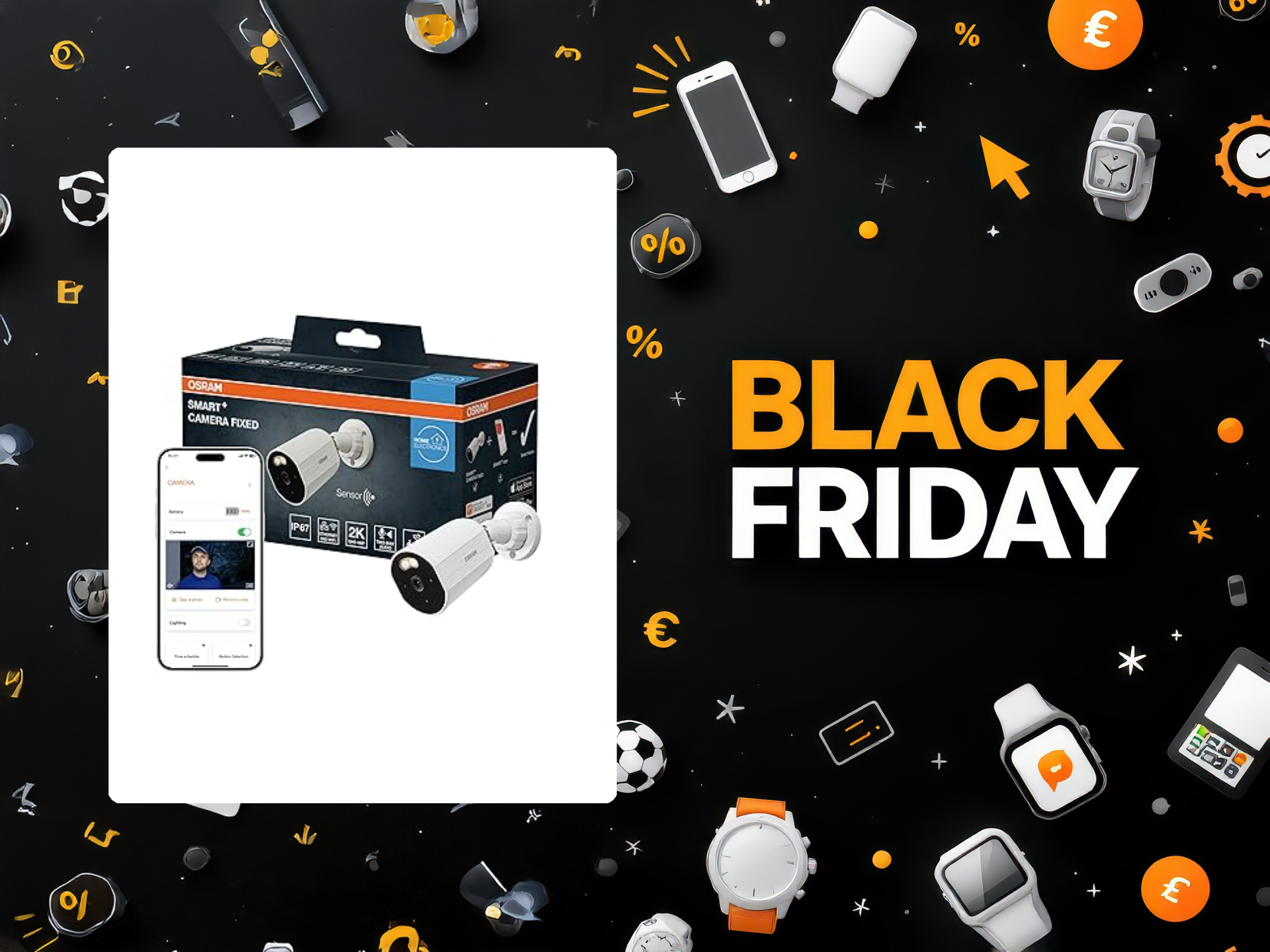 Sicurezza smart a 34€: la telecamera da esterno OSRAM 2K diventa un best-buy assoluto su Amazon