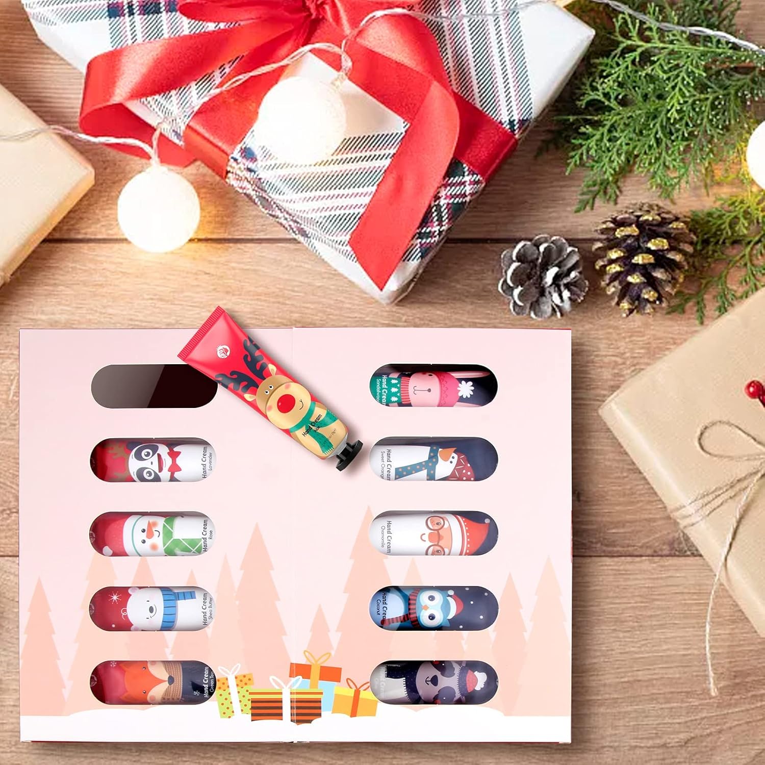 Regalo utile ed elegante: il cofanetto Crema Mani con 10 fragranze ad appena 15€