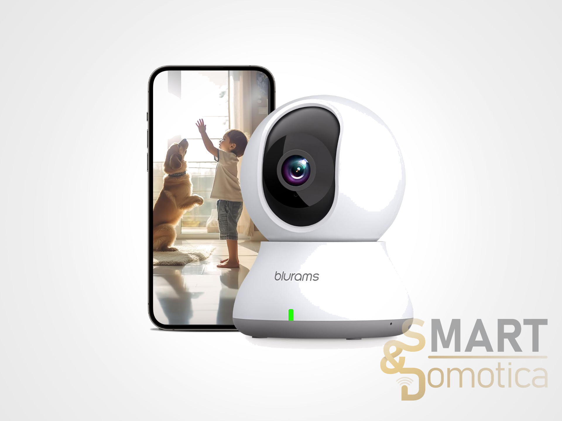 Sicurezza domestica economica: la telecamera Blurams 2K con Wi-Fi dual-band è in offerta a 19,45€
