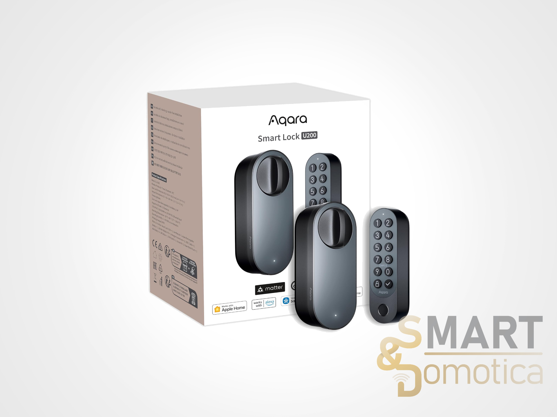 Aqara U200: sblocco tramite impronta e NFC per una smart home sicura e universale