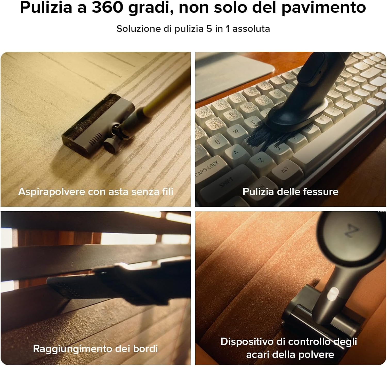 Roborock F25 Combo: potenza di 20.000 Pa e pulizia a 90°C ora a prezzo record su Amazon