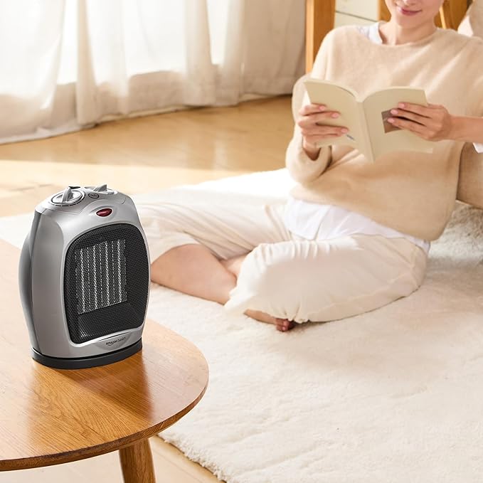 Calore rapido e sicuro: il termoventilatore Amazon Basics è un'ottima idea regalo a prezzo stracciato