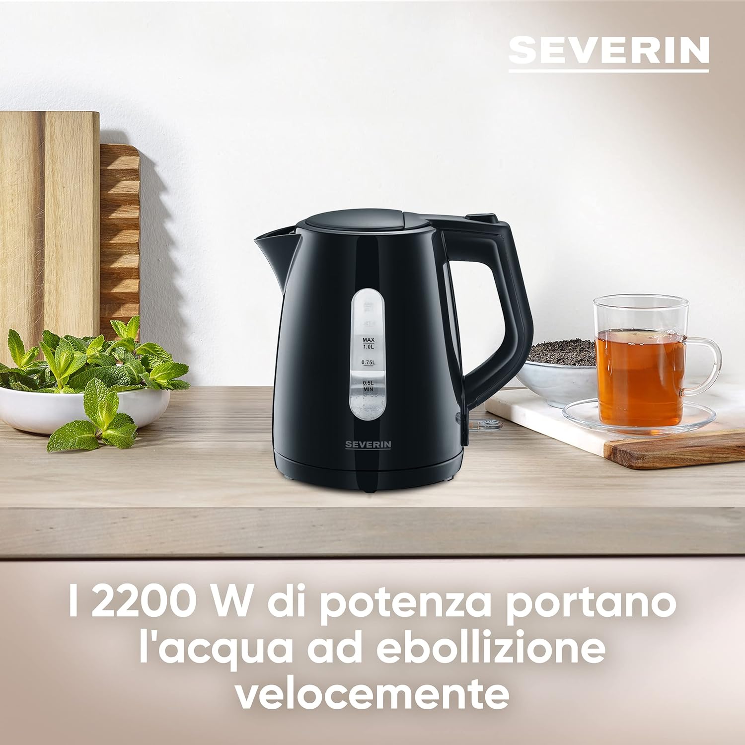 Questo bollitore SEVERIN è imperdibile su Amazon a meno di 20€
