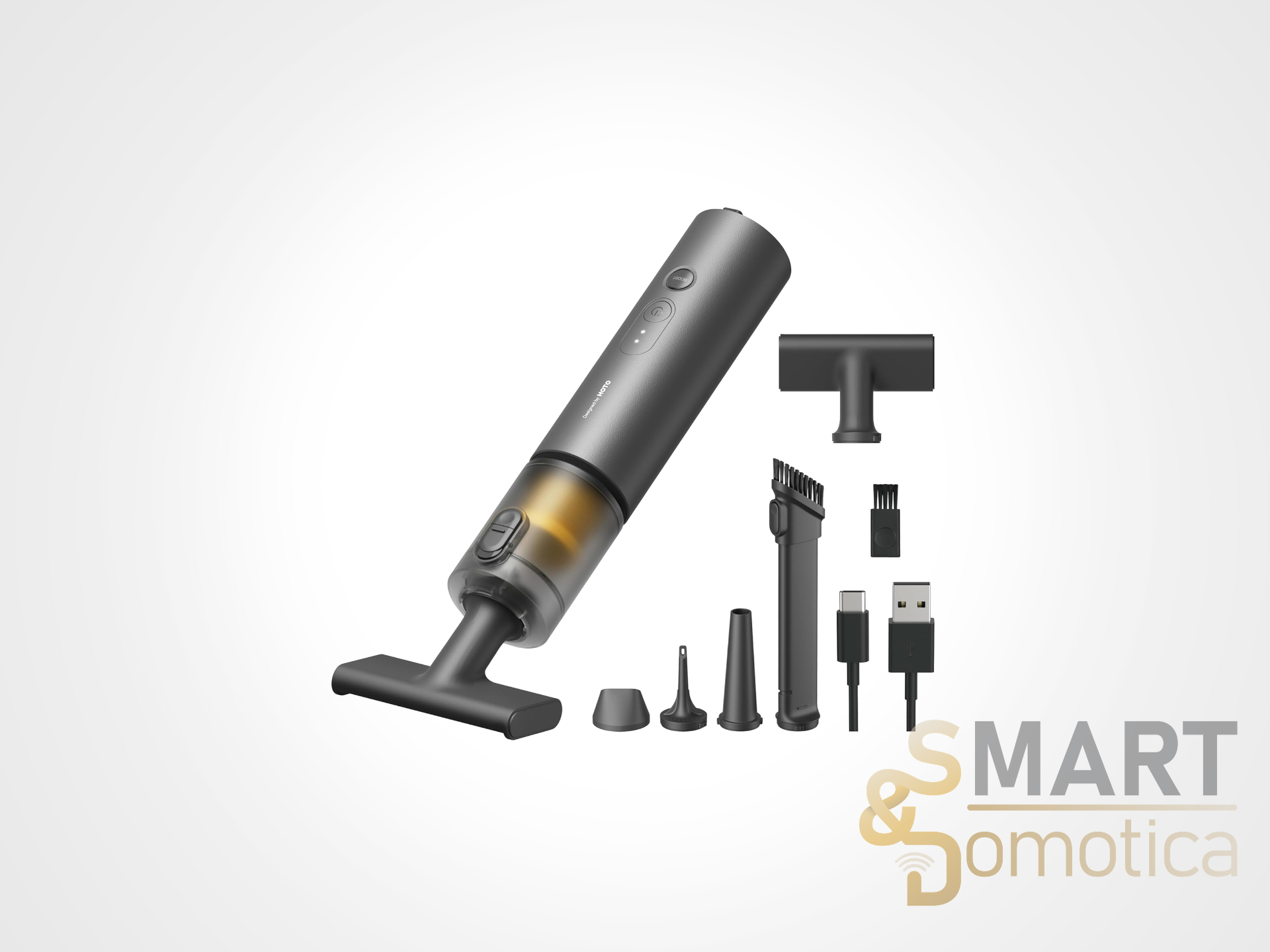 Minimo storico Amazon per l'aspirapolvere portatile senza fili HOTO da 20.000Pa