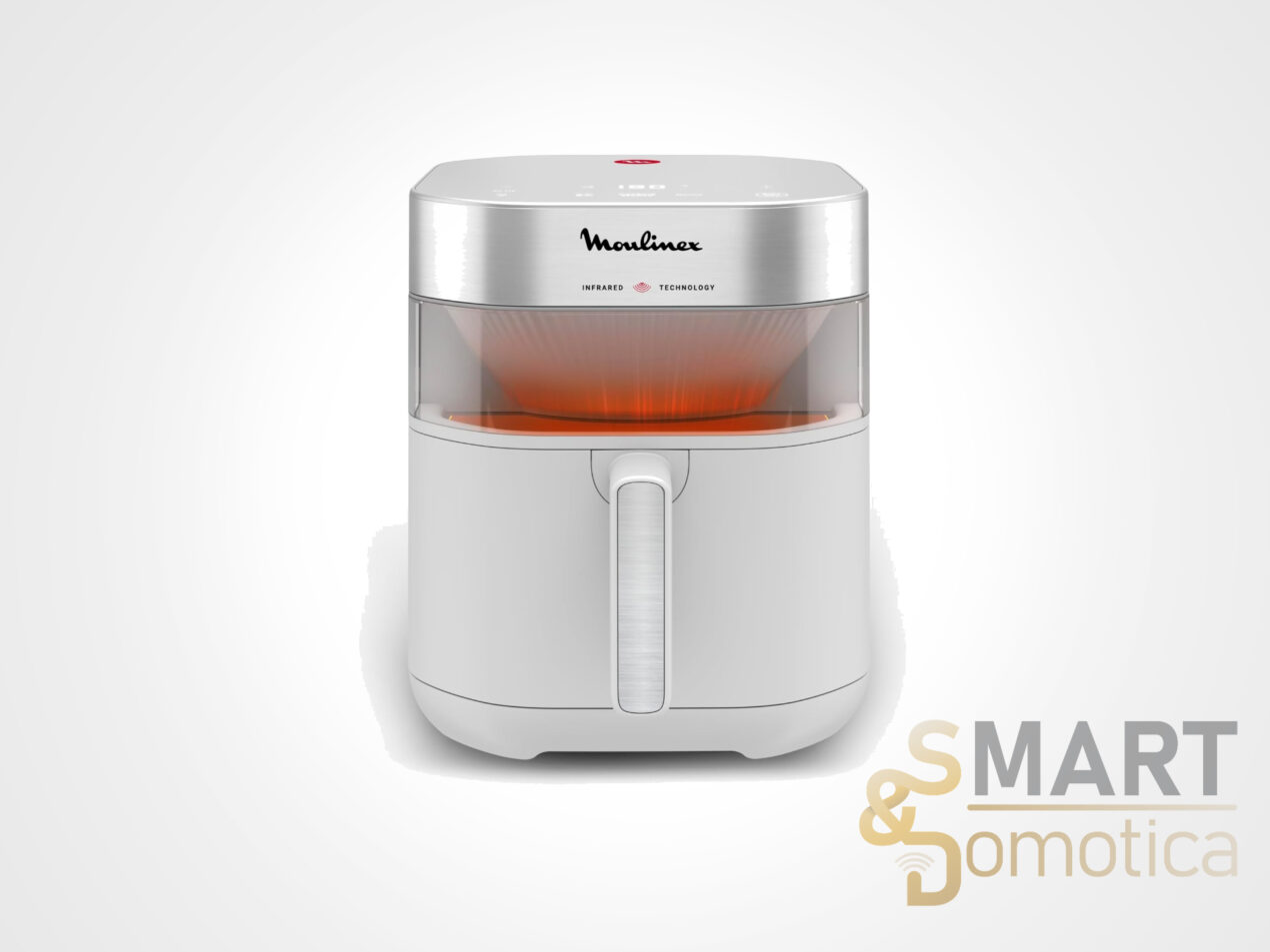 Friggitrice ad aria Moulinex a infrarossi: doppio sconto e prezzo super su Amazon