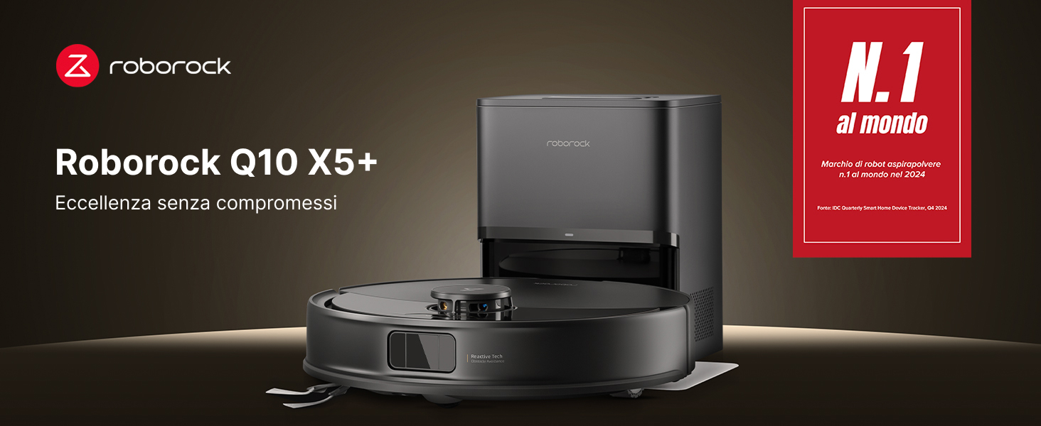 Minimo storico per Roborock Q10 X5+: risparmio di 220€ sul robot con aspirazione da 10.000 Pa