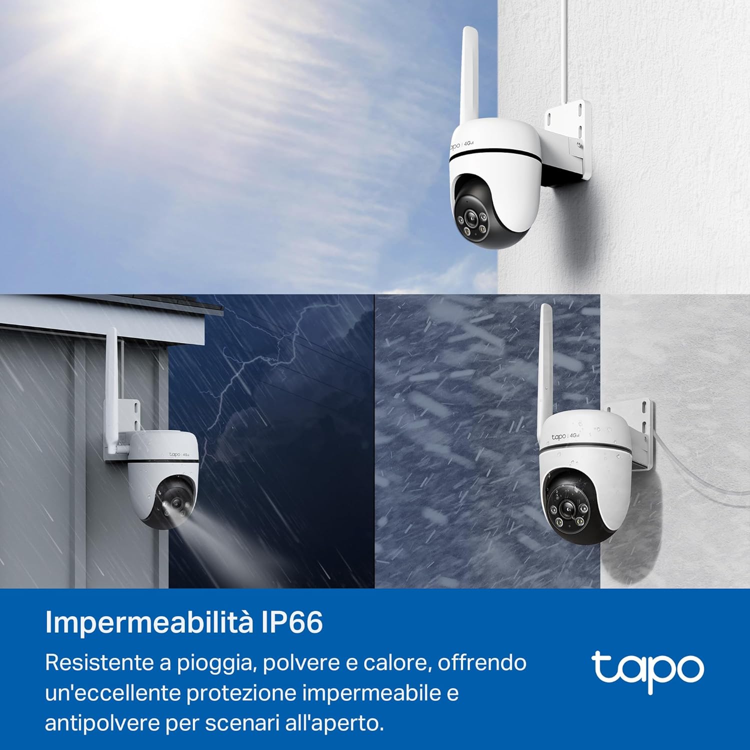 Addio limiti Wi-Fi: la videocamera Tapo C501GW con connettività 4G LTE scende al prezzo minimo