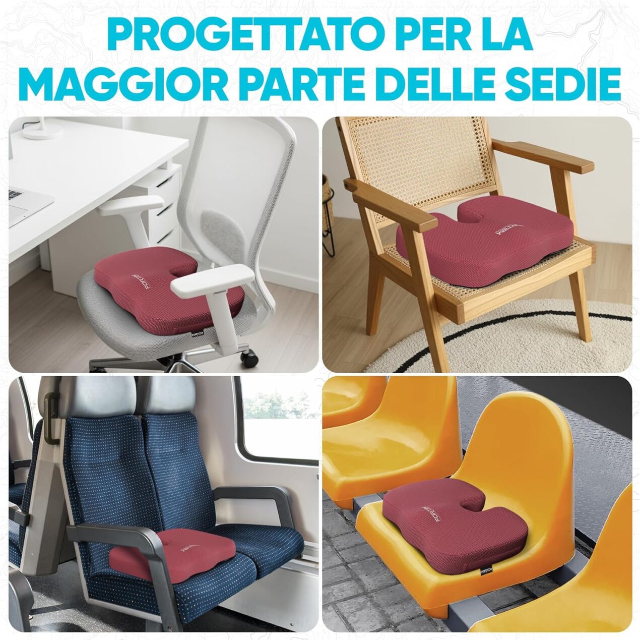 Addio mal di schiena: il cuscino ergonomico Fortem in memory foam crolla a soli 14€ su Amazon