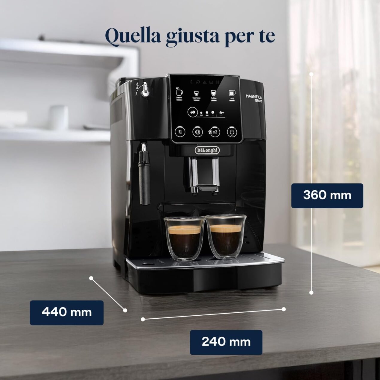 La macchinetta da caffe per i più esigenti è in offerta su Amazon con oltre 100€ di sconto