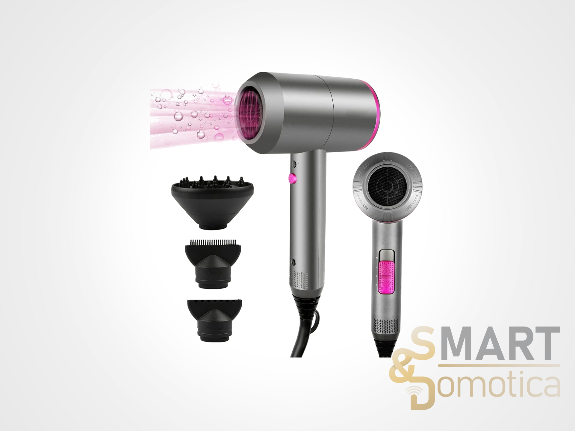 Addio effetto crespo: l'asciugacapelli Faszin con diffusore è in offerta al 50% su Amazon