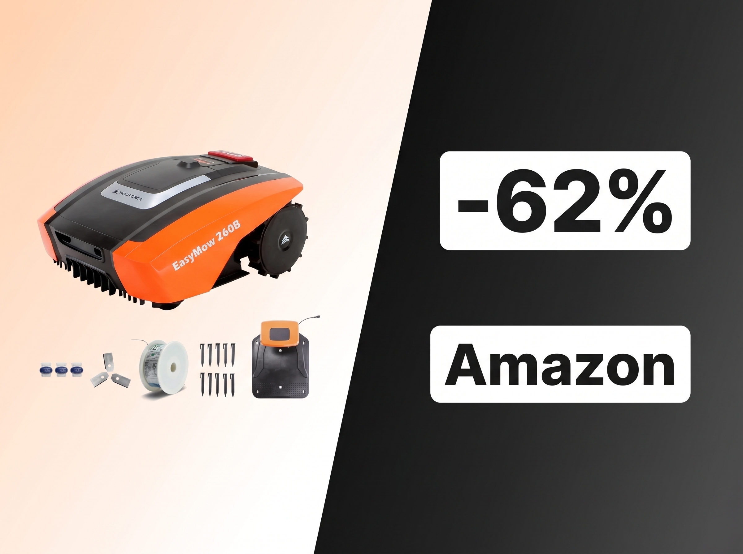 Tosaerba a scoppio rumoroso? Passa al robot elettrico silenzioso con lo sconto record su Amazon