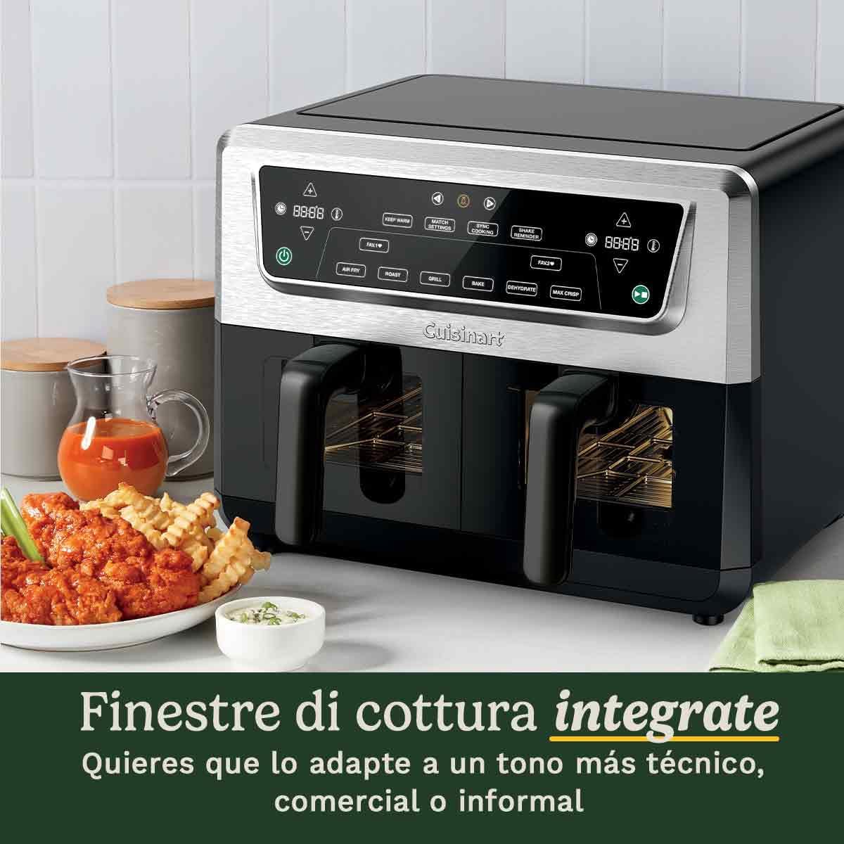 Cuisinart Air Fryer XXL in offerta: friggitrice ad aria doppia zona a -36% su Amazon