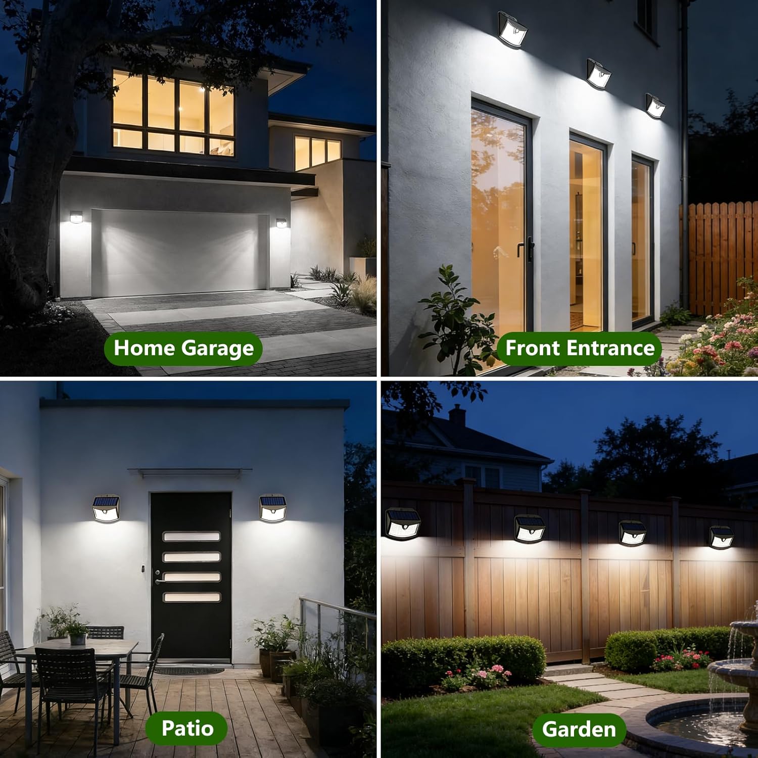 Offerta Amazon: 4 faretti LED solari Giliwosy con coupon del 26%