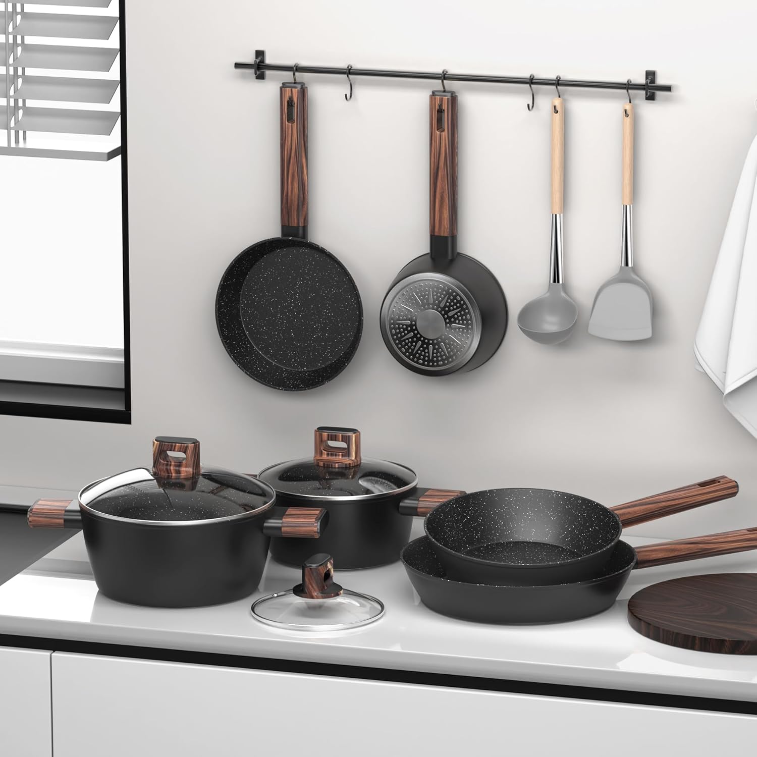 Dalle padelle alle casseruole: tutto il set Topbooc in offerta imperdibile su Amazon