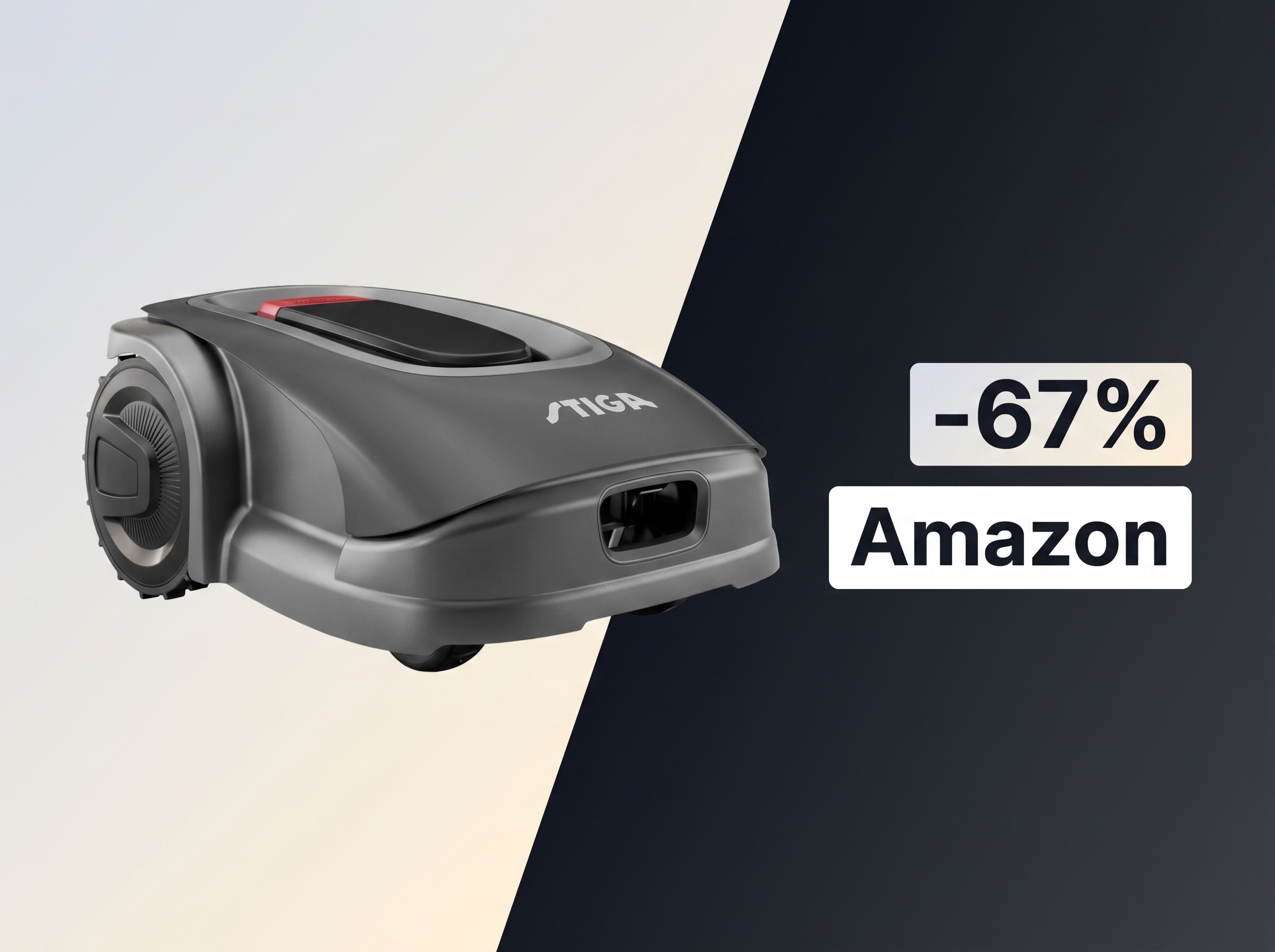 STIGA A 8 crolla a 499€ su Amazon: robot tosaerba GPS senza filo perimetrale con il 66% di sconto
