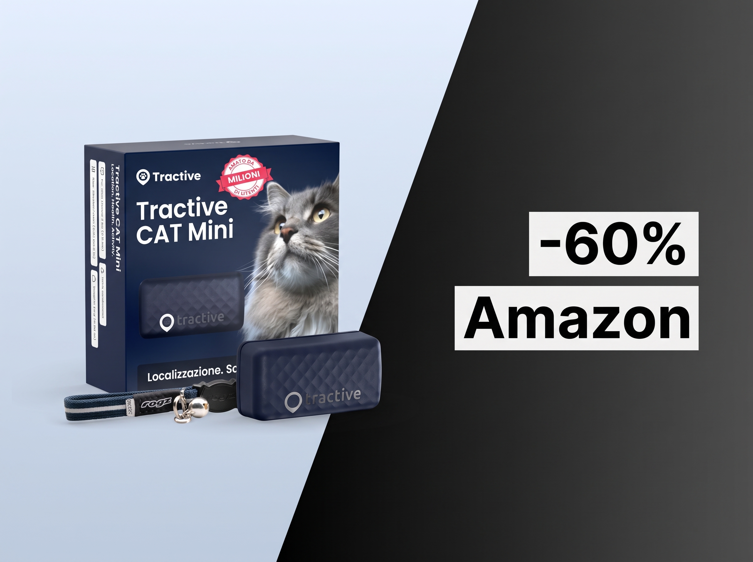 Tractive GPS CAT Mini al minimo storico: tracker GPS per gatti a soli 20€ su Amazon (-60%)