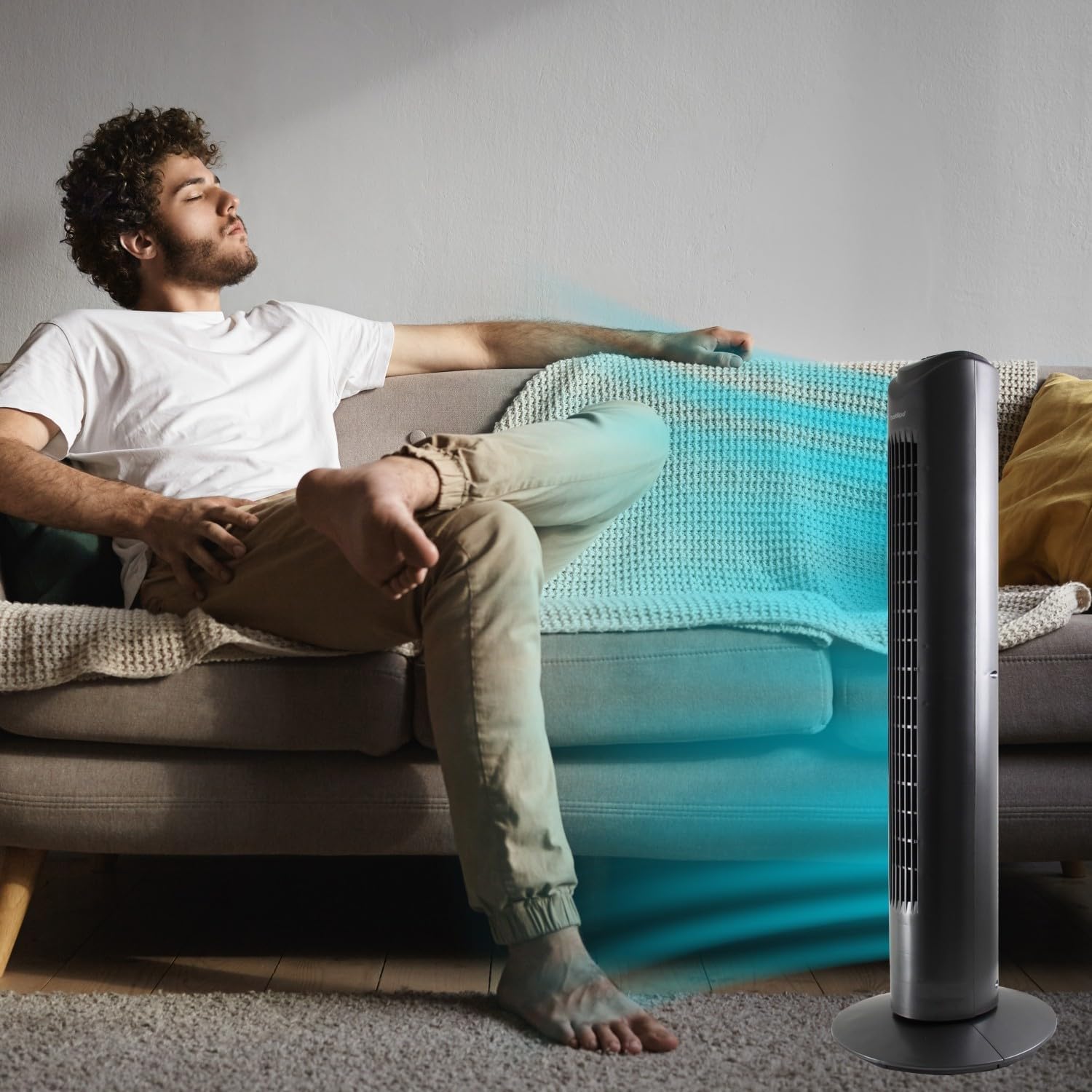Estate senza caldo: il ventilatore a torre Bastilipo crolla al minimo su Amazon