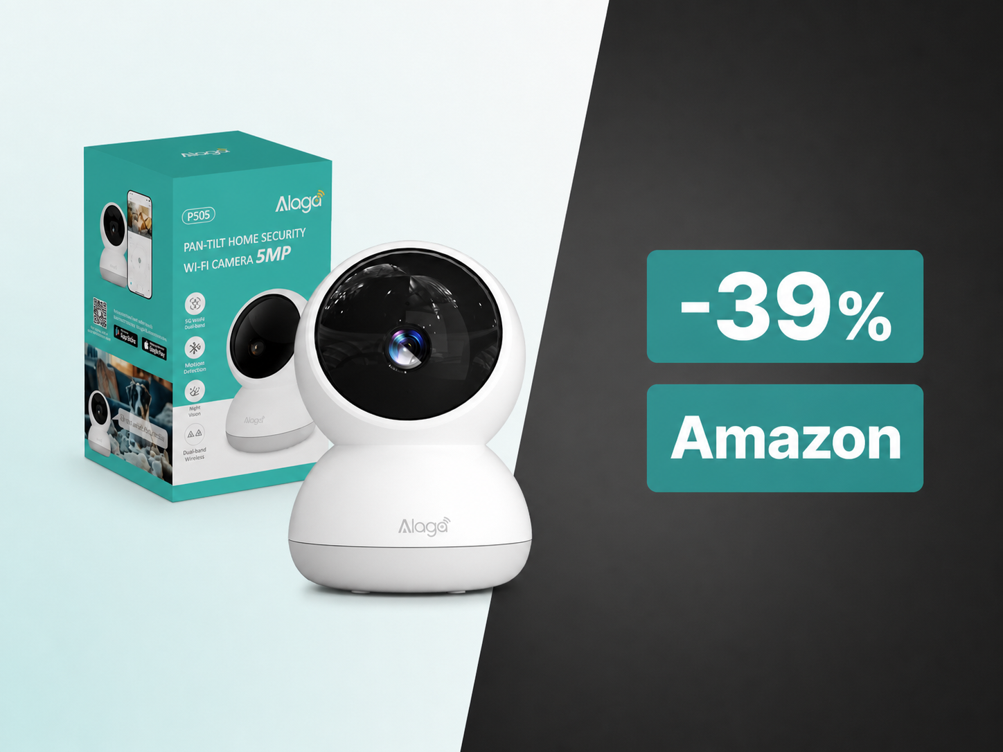 Telecamera 3K con AI a meno di 14€ su Amazon: l'offerta bomba per la sicurezza