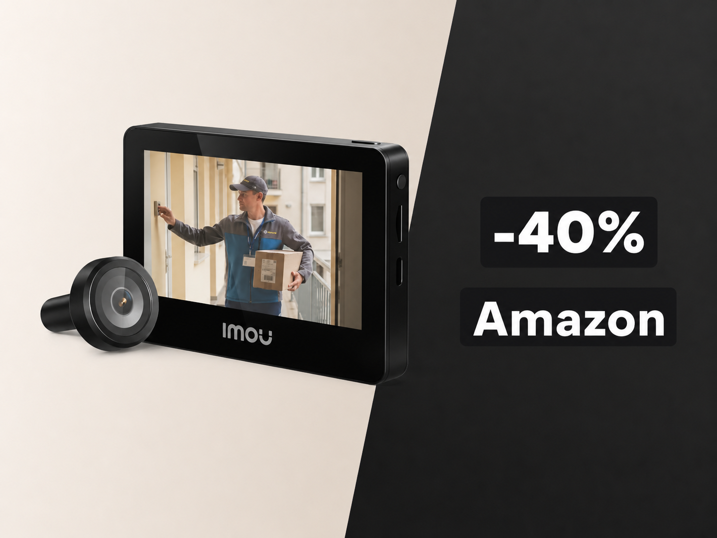 Imou VD1 al 40% di sconto: lo spioncino 3K da 60€ che non ti aspetti