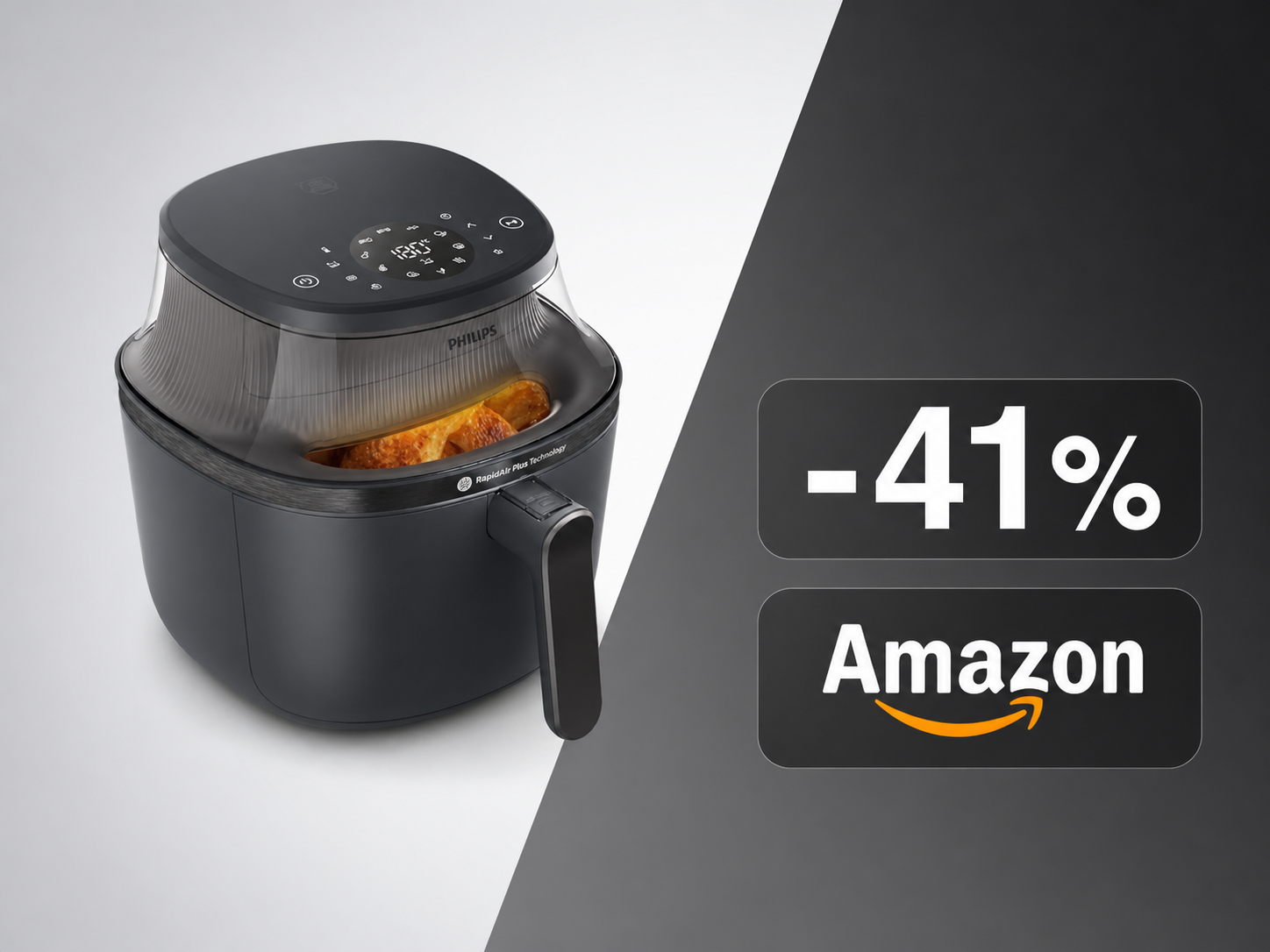 Friggitrice ad aria Philips Airfryer Serie 3000 a 88,79€: il prezzo più basso mai visto su Amazon
