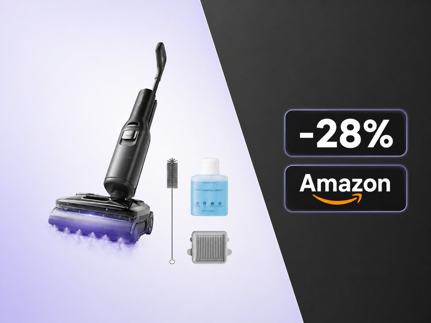 Roborock F25 Ultra al prezzo più basso di sempre su Amazon: vapore a 180°C e risparmio di oltre 222€