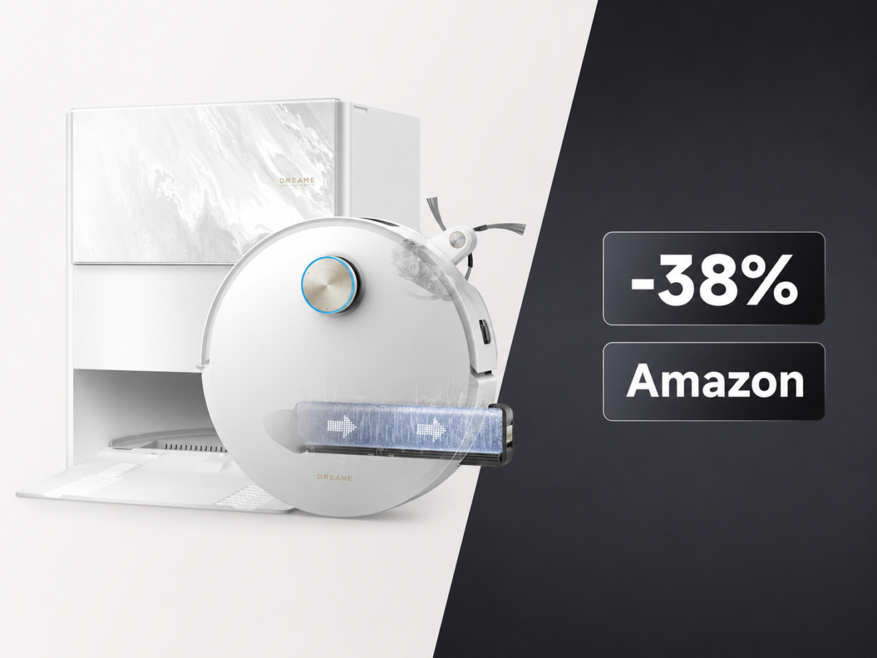 Dreame Aqua10 Ultra Track Complete a 749€: il robot che supera i 6 cm di ostacoli è in sconto del 37%