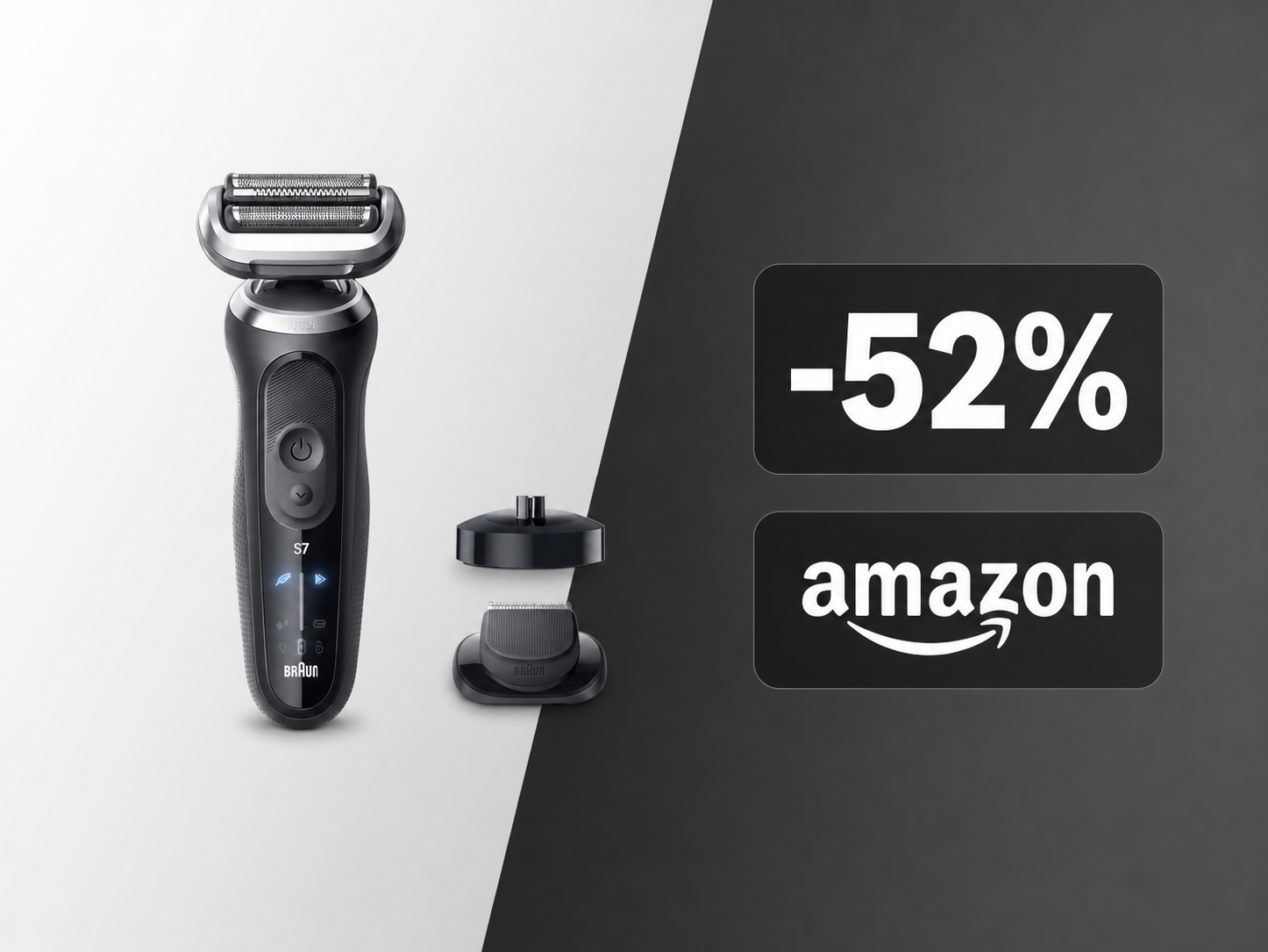 Braun Serie 7 al minimo storico: 134,99€ per il rasoio elettrico che vale quasi il doppio